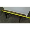 Image 16 : Vintage Wooden Sawhorse Bench w/ Oriental Markings on Legs 50" L, 21" H