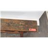 Image 2 : Vintage Wooden Sawhorse Bench w/ Oriental Markings on Legs 50" L, 21" H