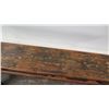 Image 3 : Vintage Wooden Sawhorse Bench w/ Oriental Markings on Legs 50" L, 21" H