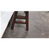 Image 6 : Vintage Wooden Sawhorse Bench w/ Oriental Markings on Legs 50" L, 21" H