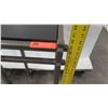 Image 10 : Qty 2 Modern Metal Stands w/ Black Stone Top (12" Dia x 30" H)