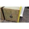 Image 13 : Qty 2 Green Lacquered Wooden Oriental Cabinets (End Tables) 28" H