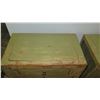 Image 3 : Qty 2 Green Lacquered Wooden Oriental Cabinets (End Tables) 28" H