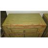 Image 4 : Qty 2 Green Lacquered Wooden Oriental Cabinets (End Tables) 28" H