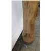 Image 11 : Tall 60" Carved Wooden Buddha Statue (damage from right shoulder to forearm)