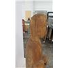 Image 12 : Tall 60" Carved Wooden Buddha Statue (damage from right shoulder to forearm)