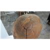 Image 13 : Tall 60" Carved Wooden Buddha Statue (damage from right shoulder to forearm)