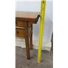 Image 18 : Curved Wooden Asian Entry Table w/ 2 Door Cabinet & 4 Drawers 49" x 15" x 37" Tall