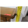 Image 19 : Curved Wooden Asian Entry Table w/ 2 Door Cabinet & 4 Drawers 49" x 15" x 37" Tall