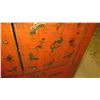Image 8 : Qing Dynasty Red Lacquered Chinese Elmwood Cabinet, Circa 1860 (Includes Certificate