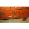Image 9 : Qing Dynasty Red Lacquered Chinese Elmwood Cabinet, Circa 1860 (Includes Certificate