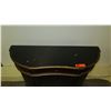 Image 3 : Black Wooden Curved Sideboard Buffet / Gold Pagoda & 4 Doors 1 Drawer 31" High