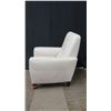 Image 2 : Natuzzi Cream Leather Club Chair Recliner