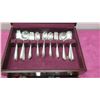 Image 3 : Reed & Barton Silver Plated Flatware w/ Utensil Set in Silverware Chest