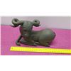Image 8 : Burnished Cast Metal Bull 20" L x 12" H