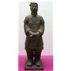 Image 1 : Cast Metal Chinese Soldier Warrior Guard 40" Tall Statue