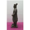 Image 9 : Cast Metal Chinese Soldier Warrior Guard 40" Tall Statue