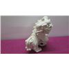 Image 3 : Pair of Glazed White Porcelain Foo Dog Chinese Guardian Lions 15" Tall