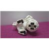 Image 6 : Pair of Glazed White Porcelain Foo Dog Chinese Guardian Lions 15" Tall