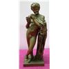 Image 1 : Barbedienne Fondeur Bronze Cast Pan Statue 16", Marked "A. Collas Reduction Mechanique", Circa 1880s