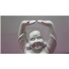 Image 7 : Qty 2 Glazed Ceramic Buddhas - 1 Seated, 1 Arms Extended 13" H