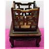 Image 1 : Qty 2 Wooden Stands (each approx. 5.5" H)