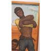 Image 2 : Framed Original Painting on Canvas - 3 Men Washing, Stamped Fredriv 42 (some crackling on surface) 1