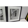 Image 8 : Qty 4 Framed Black & White Photographic Prints - Winter, Tree, etc 18" x 23"