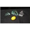 Image 2 : Qty 2 Decorative Cut Glass & Triangular Glass Hologram w/ Birds