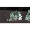 Image 8 : Qty 2 Decorative Cut Glass & Triangular Glass Hologram w/ Birds