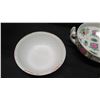 Image 9 : 4-Piece Oriental Famille Rose Medallion Serveware - Platter, Tureen, Bowl & Spoon