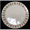 Image 1 : Round Porcelain Lenox Plate 12" Dia, Gold Trimmed, Made in USA