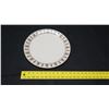 Image 7 : Round Porcelain Lenox Plate 12" Dia, Gold Trimmed, Made in USA