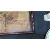 Image 3 : Misc Décor Items - Obelist, Oriental Tray, 2 Mayer China Kidney Shape Plates, Red Ball, etc