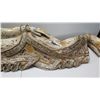 Image 8 : Large Thai Siam Reclining Buddha, Whitewash & Gold-Painted Accent 57" Long