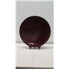 Image 2 : Large Round Decorative Red Lacquered Bamboo Platter 26", Pier 1 Imports Retail $100