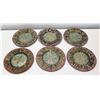 Image 1 : Qty 6 Decorative Multi-Colored Mossaic Plates 12" Dia.