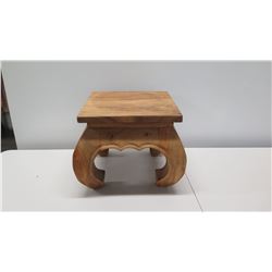Wooden Stand, Approx. 14 x 14 x 12"H