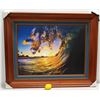Image 2 : "Pu`uwai" by Matt Kwock, Photographic Image on Canvas, Deluxe Frame