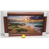 Image 2 : "Stars Unite" by Shane Myers, Photographic Image on Canvas 38 3/4" x 22", Koa Veneer Deluxe Frame