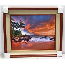 "Hidden Cove" by Randy J. Braun, Photographic Image on Canvas, Deluxe Frame