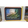 Image 11 : "At the End of the Tunnel" by Matt Kwock, Photographic Image on Canvas, Deluxe Frame