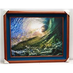 "At the End of the Tunnel" by Matt Kwock, Photographic Image on Canvas, Deluxe Frame