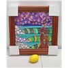 Image 2 : "Rooted in Love" by Danielle Groff, Giclee on Canvas 18" x 18", Triple Koa Veneer Frame