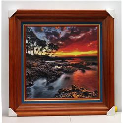 "Maluaka Glow" by Randy J. Braun, Photographic Image on Canvas, Deluxe Frame