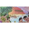 Image 12 : Large 96" x 48" "Festival of the Sea" by Eugene Savage, Giclee on Canvas, Frameless