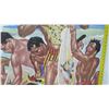 Image 14 : Large 96" x 48" "Festival of the Sea" by Eugene Savage, Giclee on Canvas, Frameless