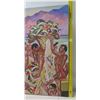 Image 16 : Large 96" x 48" "Festival of the Sea" by Eugene Savage, Giclee on Canvas, Frameless