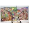 Image 2 : Large 96" x 48" "Festival of the Sea" by Eugene Savage, Giclee on Canvas, Frameless