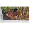 Image 4 : Large 96" x 48" "Festival of the Sea" by Eugene Savage, Giclee on Canvas, Frameless